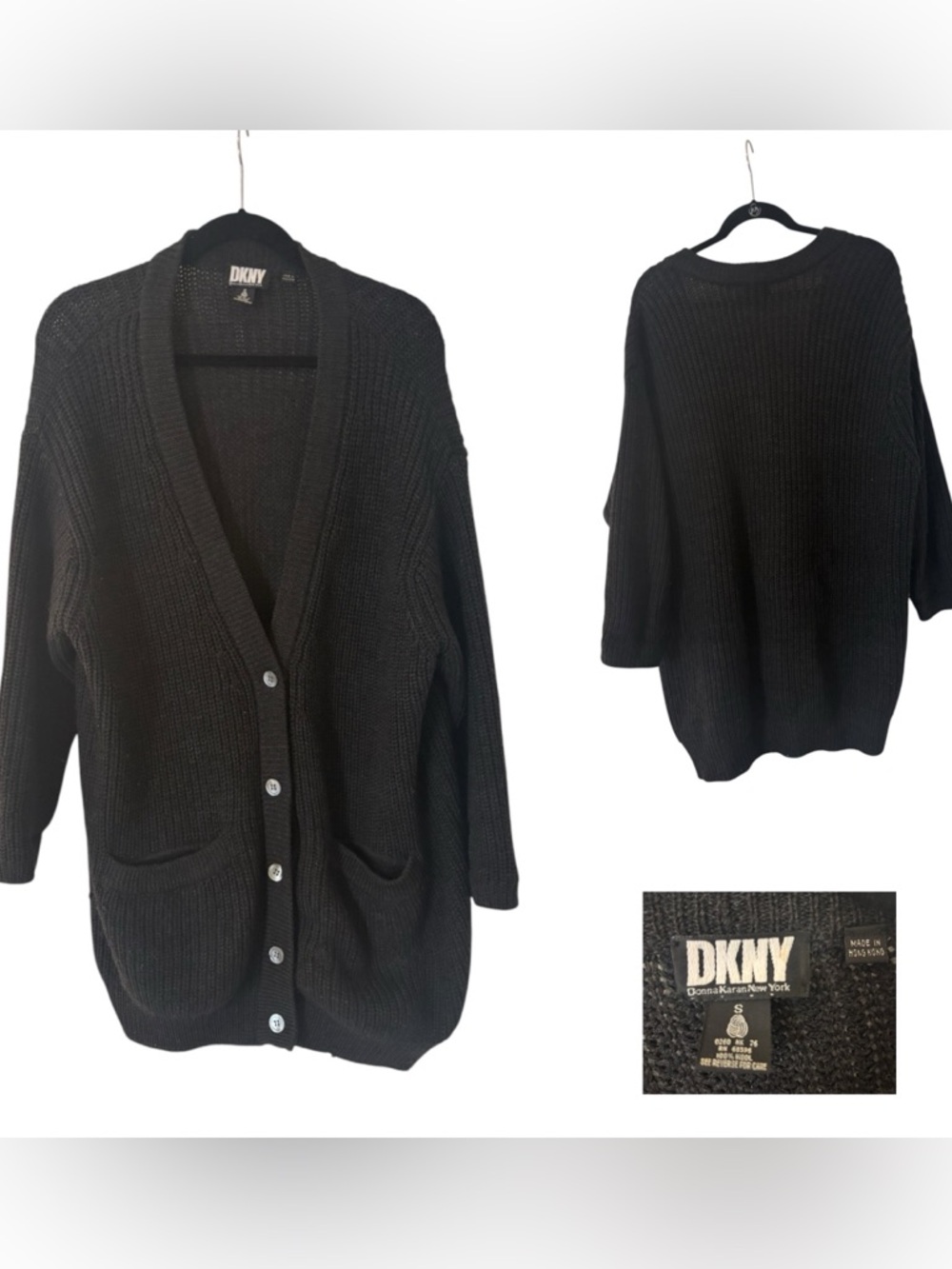DKNY Vintage Oversized Wool Sweater